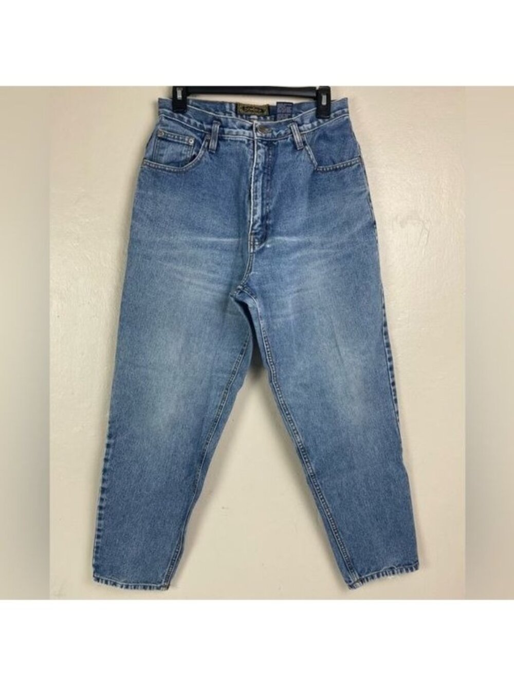 Bonjour High Waist Mom Jeans 28x28 baggy Vintage 80s/90s tapered